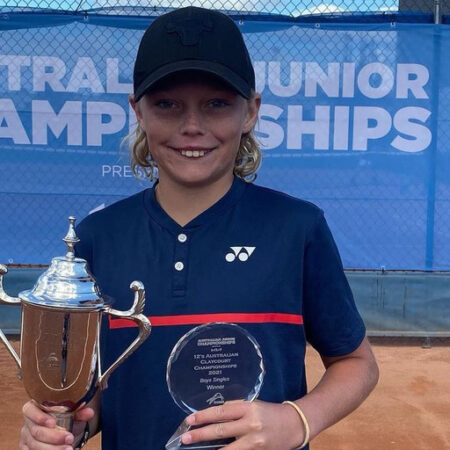 Круз Хьюитт, сын Ллейтона Хьюитта, впервые вышел в финал турнира ITF