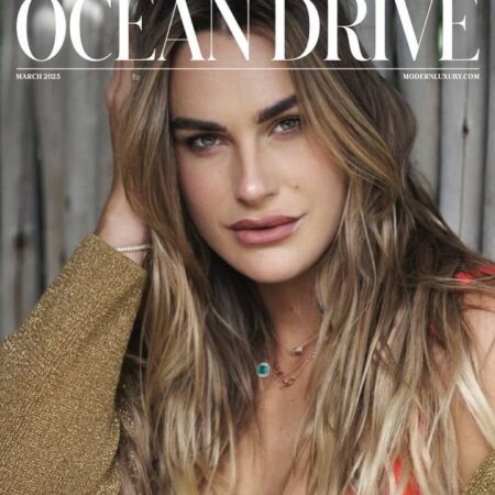 Арина Соболенко на обложке журнала Ocean Drive