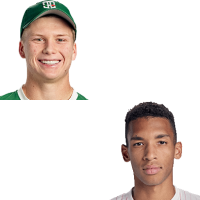 Феликс Оже-Альяссим проигрывает Дженсону Бруксби на турнире BNP Paribas Open