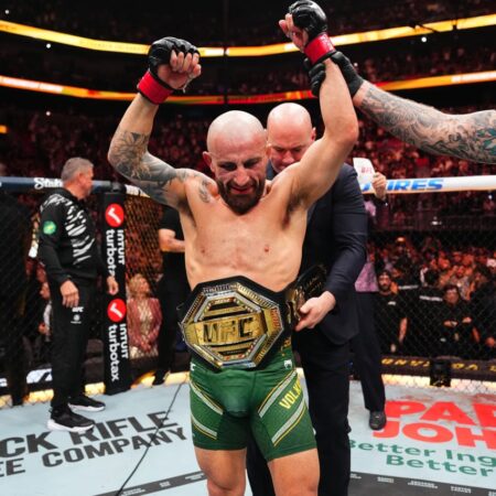 Бывший боец UFC демонстрирует невероятно редкий болевой прием в первом бою после увольнения
