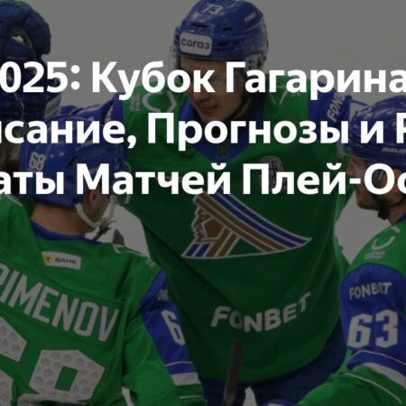 Результаты матчей Кубка Гагарина 19 апреля 2025