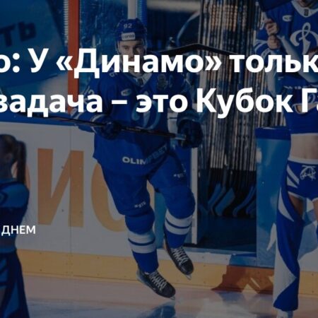 Сергеев: настрой «Динамо» на плей-офф Кубка Гагарина
