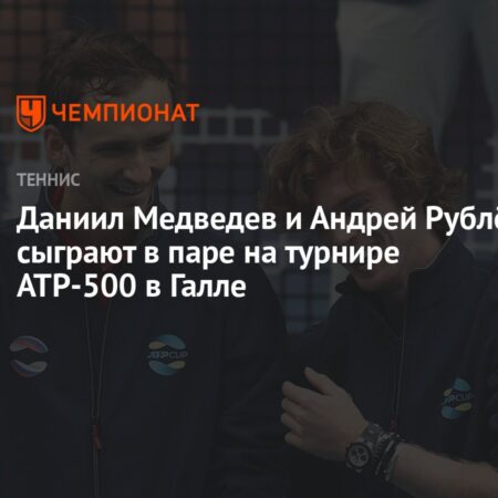 Медведев, Рублёв, Хачанов и Гуркач среди участников парного турнира ATP 500 в Галле