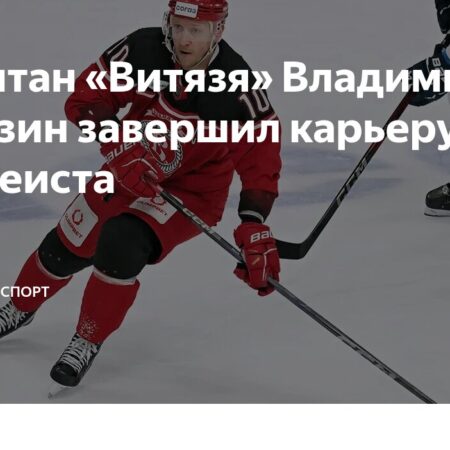 Владимир Галузин в 36 лет завершил карьеру хоккеиста
