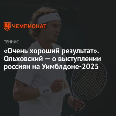 Андрей Ольховский: Результат россиян на Уимблдоне — очень хороший