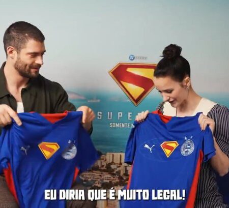 Актеры нового Супермена получили футболку от Bahia x Puma