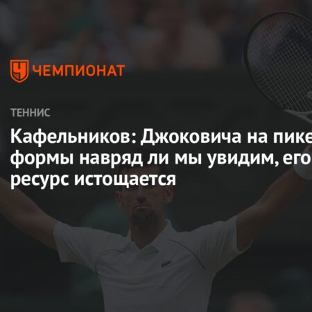 Евгений Кафельников: Джокович играет для зрителей, но пиковых форм уже не покажет