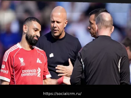 Ливерпуль вышел на четвертое место, но Салах получил травму в напряженном матче с Кристал Пэлас