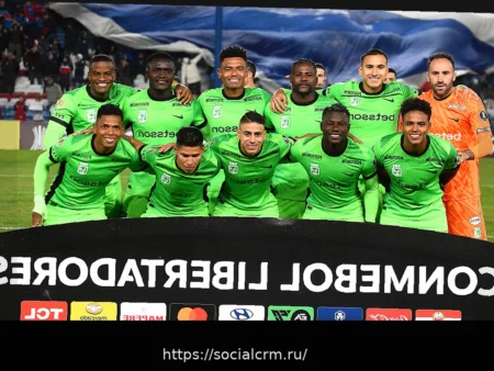 Стартовый состав Атлетико Насьональ на Класико Пайса