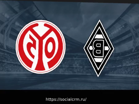 Прямая трансляция Бундеслиги: Боруссия Мёнхенгладбах против Майнца 05