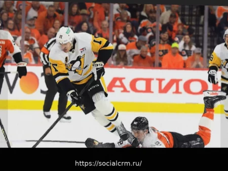 «Филадельфия» одержала победу над «Питтсбургом» в третьем матче плей-офф НХЛ