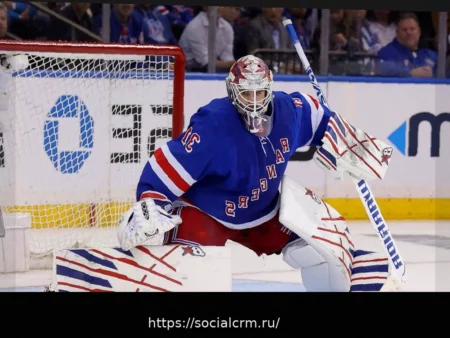 «Рейнджерс» обыграли «Нью-Джерси», Шестеркин сделал 22 сэйва и подрался с вратарем «Дэвилз»